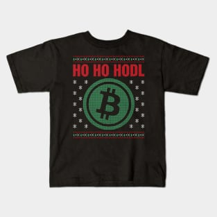 Ho Ho Hodl Bitcoin Kids T-Shirt